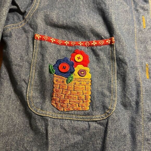 Vintage Casey Coleman Jean button up shacket s/m - Picture 6 of 10